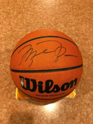 Michael Jordan Autographed Wilson Basketball (PSA/DNA) 2