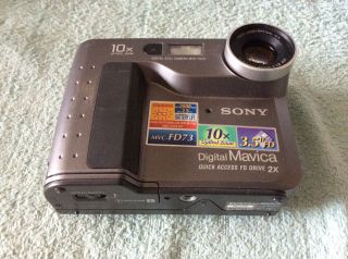 Vintage Sony Fd Mavica Digital Camera In.