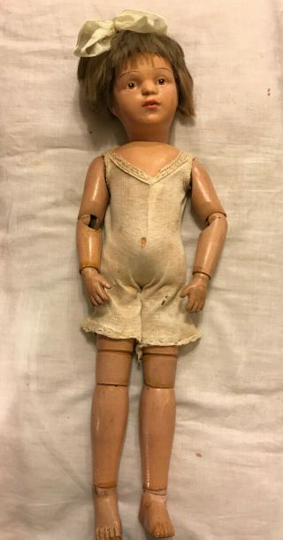 Antique Schoenhut Girl Doll 21 " Tall