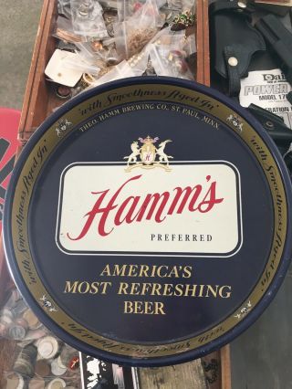 13” Vintage Canco Hamm’s Beer Bar Tray