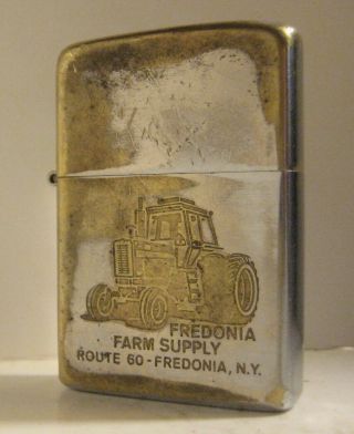 1974 Advertising Zippo Fredonia Farm Supply John Deere Tractor York