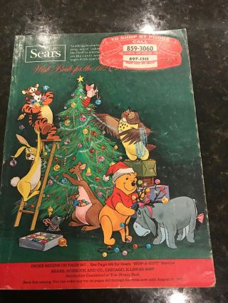 Vintage Sears 1972 Christmas Wish Book Gifts Toys Clothes