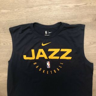Utah Jazz Mens Nike Navy Blue Tank Top Shirt Dri Fit Size XLT 2