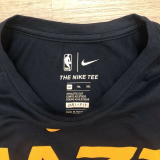 Utah Jazz Mens Nike Navy Blue Tank Top Shirt Dri Fit Size XLT 3
