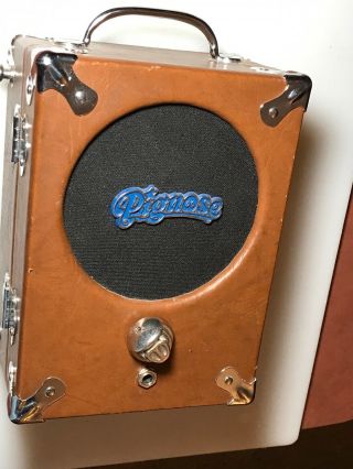 Vintage Pignose Amp 7 - 100 - R Power Supply Guitar Music Band Studio Harp