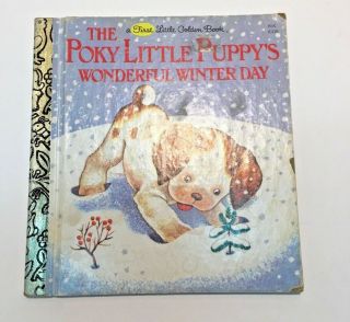 Vintage First Little Golden Book Poky Little Puppy 