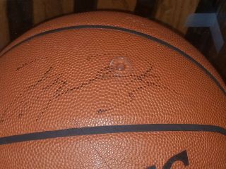 Michael Jordan Autographed Spalding Nba Ball With Sgc Real Deal Here