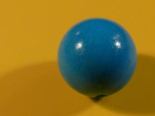 Vintage Persian Blue Beauty Turquoise Bead Rare 8.  4 Mm Size Gorgeous