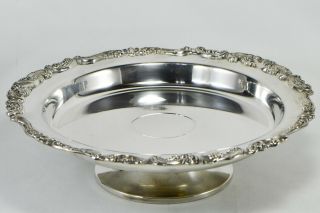Vintage Baroque By Wallace 708 Sterling Silver Lazy Susan Serving Tray