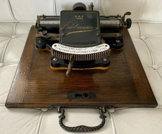 Edelmann Index Antique Typewriter 1897