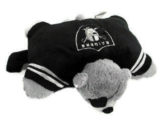 Oakland Raiders Pillow Pets Full Size Pirate Bear Plush Stuffed Football Mascot