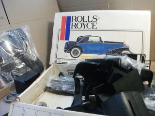 Vintage Pocher/tyco 1932 Rolls Royce Phantom Ii 1:8 Scale Model Kit,