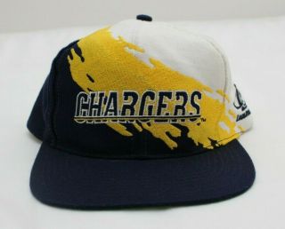 Vintage Logo Athletic Pro Line Authentic Nfl San Diego Chargers Snapback Hat