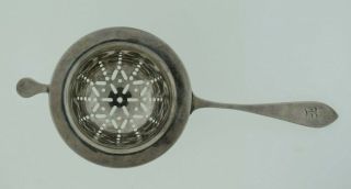 Frank Whiting Sterling Silver Over The Cup Tea Strainer Pattern 8220