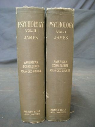 Vintage Books,  " Psychology " By James Vol.  I And Ii