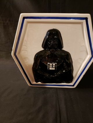 Vintage Star Wars Sigma C3po And Darth Vader Ceramic Cookie Jar No Lid