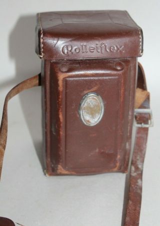 Vintage Rolleiflex Leather Case 2.  8f/sf Tlr Camera
