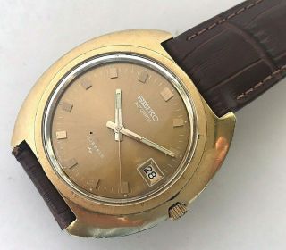 Vintage Seiko Automatic Mens Watch With Date,  7005 - 7099,