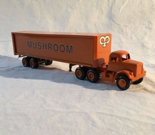 Vintage Mushroom Tractor Trailer Diecast Winross Truck Rochester Usa