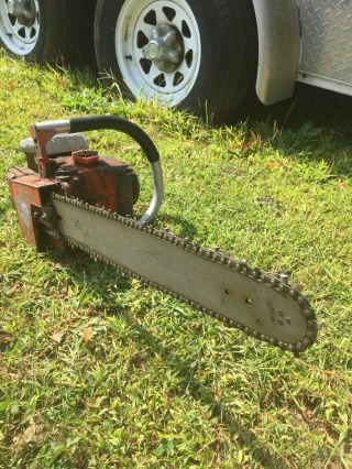 Homelite Xl Chainsaw Vintage Chain Saw Barn Find Wood Cutter