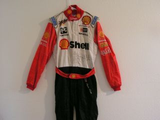 Bryan Herta Race Worn Signed Driver Fire Suit Indy 500 Cart Indycar