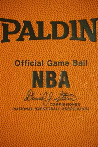 Vintage Spalding NBA Folio Basketball School Supply Official Game Ball Stern 2
