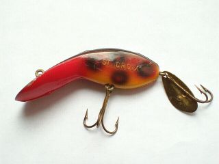 Vintage St Croix " Snipe " Orange Fishing Lure