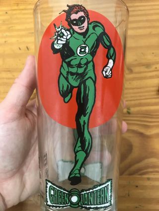 Vintage Green Lantern Pepsi Drinking Glass 1976 Series