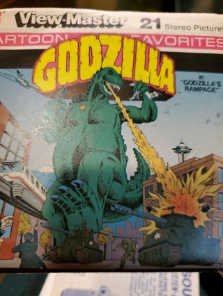 Vintage View - Master Slides Godzilla In Godzilla 