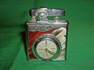 Gisa Deluxe Time Lite Swiss Made Watch Lighter Vintage Gisiger - Greder Son