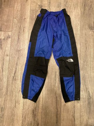 Vintage The North Face Gore Tex Pants Men’s Size Small Blue 90s Tnf