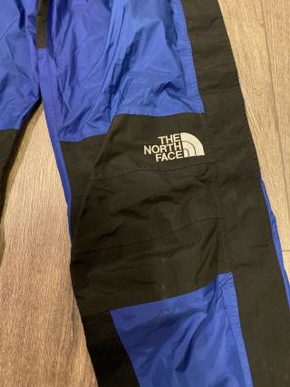 Vintage The North Face Gore Tex Pants Men’s Size Small Blue 90s TNF 2