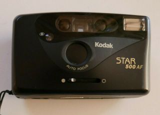 Vintage Kodak Star 500 Af Film Camera Point And Shoot