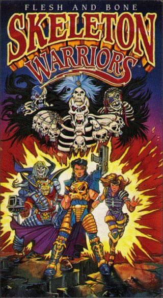 Skeleton Warriors 1: Flesh & Bone (1994) Vintage Vhs Tape