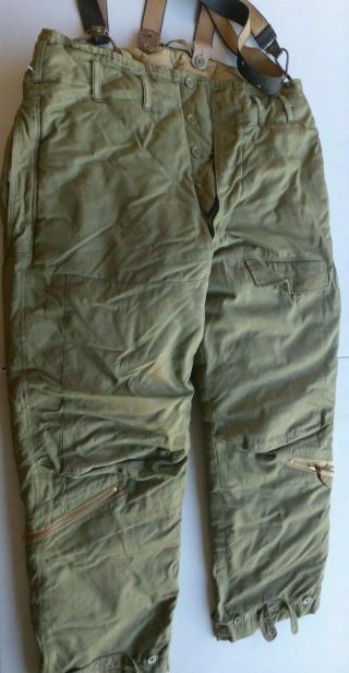 Vintage Ww2 Us Army Air Force Usaaf Flight Pants Trousers Type A8 Size 40 Wwii