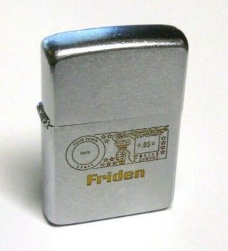 Vintage 1967 Friden Postage Meter Zippo Lighter,