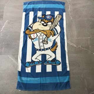 Tazmanian Devil Looney Tunes Toronto Blue Jays Vtg 1994 Bath Towel