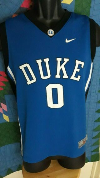 Nike Elite Authentic Duke Blue Devils Basketball Jersey Kids Large 16 - 18