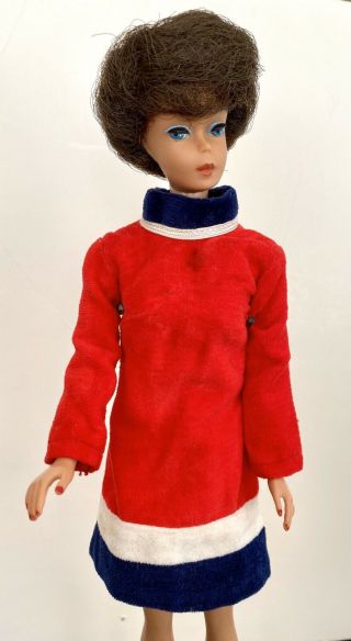 Ultra Rare Vintage Barbie Japanese Exclusive Velvet Dress