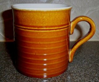 Vintage Arthur Wood Brown Glaze 12oz.  Coffee Mug Tea Cup Pottery England