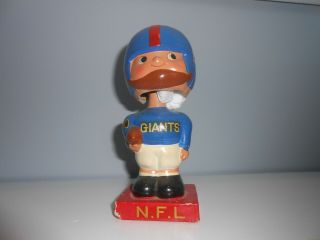 Vintage York Ny Giants Football Bobblehead Bobble Head Nodder