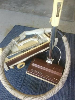 Vintage Electrolux Olympia One Canister,  Power Nozzle,  Hose & Hose Extension