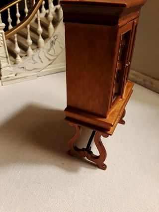 ONE MINIATURE CABINET ON STAND WITH 2 DRAWERS,  BY J BAKER SIZE 1:12 scale 3