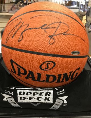 Michael Jordan Uda Signed This Official Game Ball