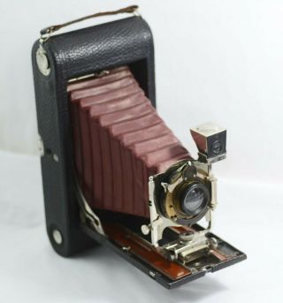 Antique Vintage Kodak Red Bellows 3a Model B - 4 Folding Pocket Camera 1903 - 15