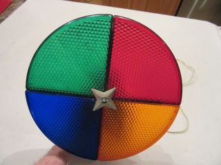Vintage Color Wheel (12 In) For A Silver Aluminum Christmas Tree - No Box