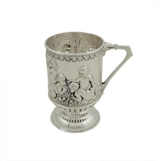 Antique Victorian Silver Christening Mug/tankard - 1899 - Mappin & Webb