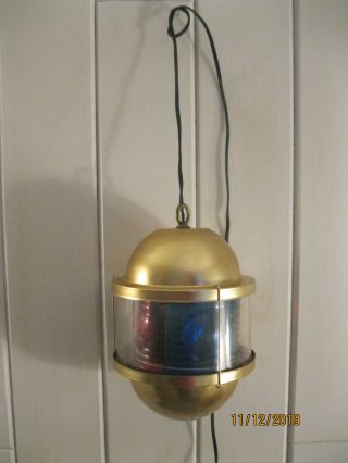 Vintage Revolving Disco Multi - Colored Light - - Hang And Dance Away - - Great