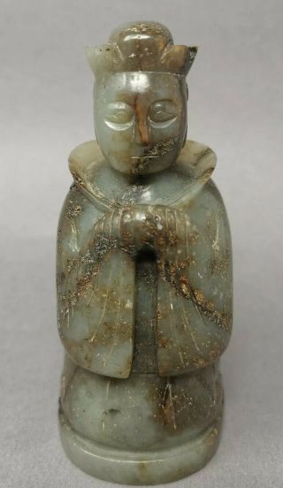 Philip’s Carmel Old Estate Chinese Ming Jade Carved Buddha Asian China
