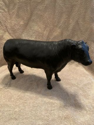 Rare Vintage Breyer Horse Animal 365 Black Angus Bull 2